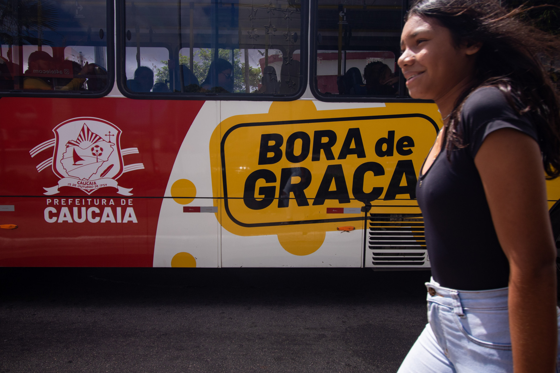 ￼PROGRAMA de ônibus de graça em Caucaia pode estar ameaçado (Foto: Samuel Setubal)