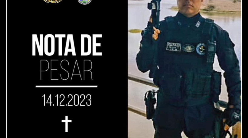 Morre o cabo da Polícia Militar, Francisco Everton Coelho Gonçalves, aos 38 anos, na cidade de Milagres 