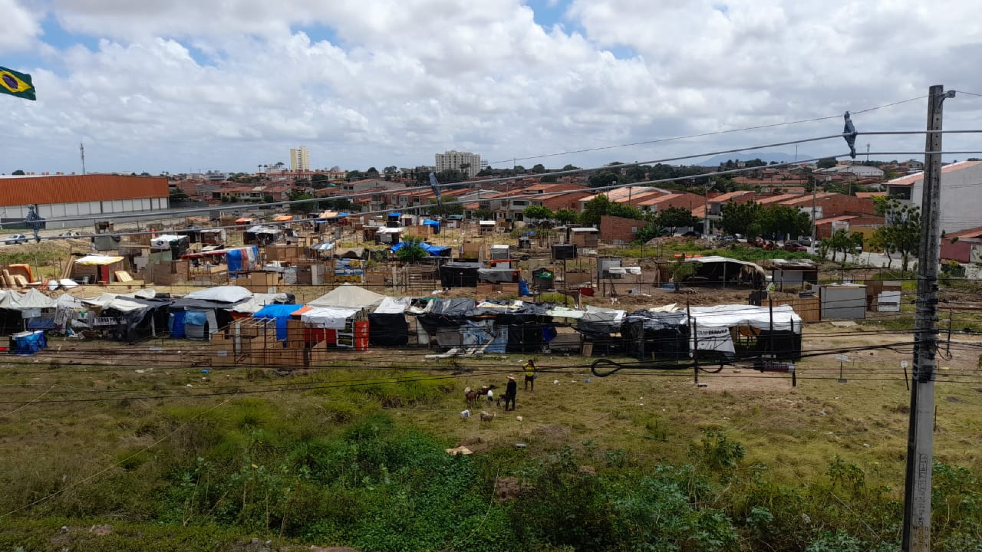 A "Terra Prometida – Vítimas da Covid-19" foi desocupada em fevereiro de 2024 (Foto: Arquivo Pessoal/Mana Santos)