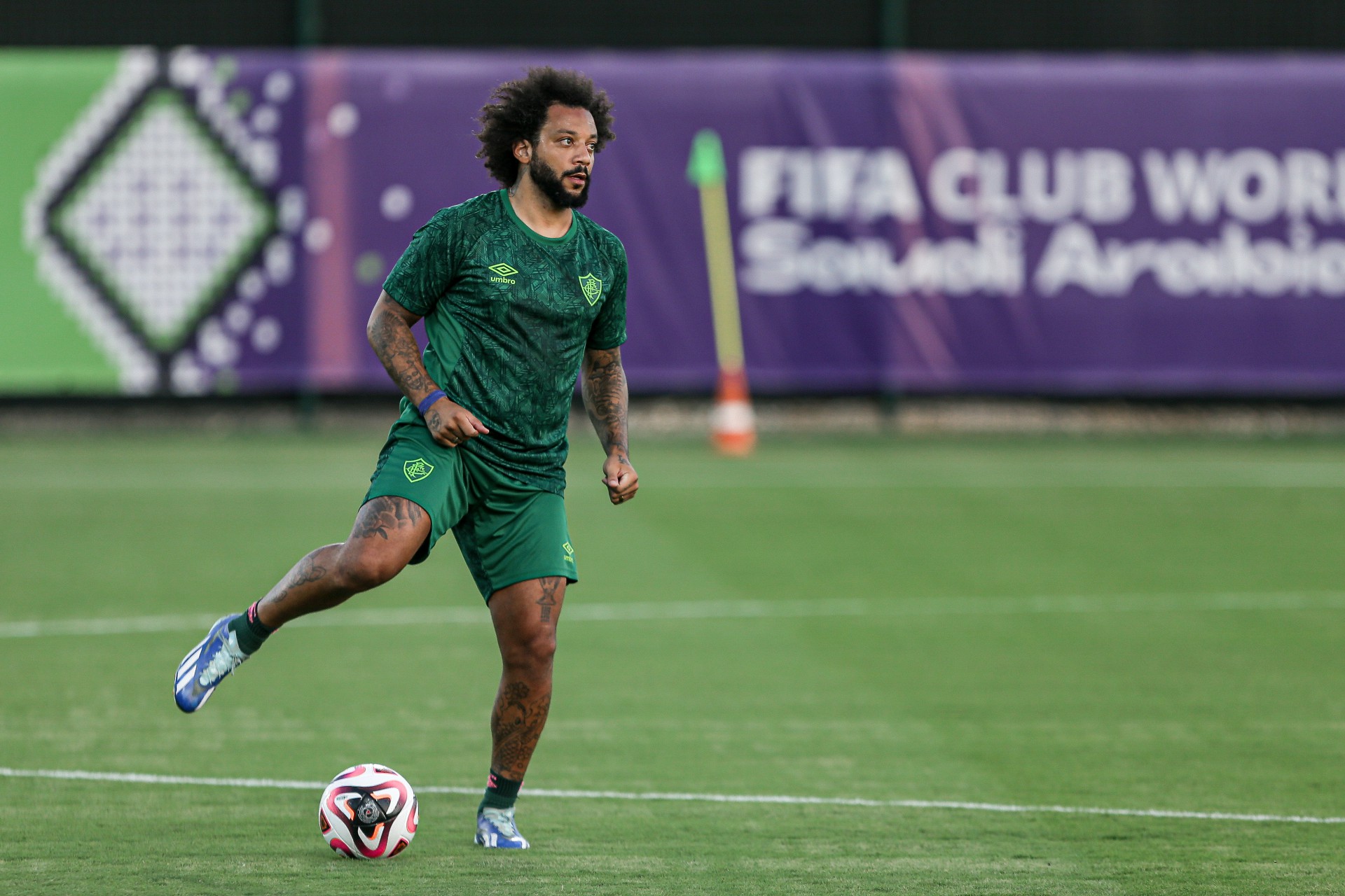 ￼Marcelo venceu o torneio cinco vezes pelo Real Madrid (Foto: LUCAS MERÇON / FLUMINENSE F.C.)