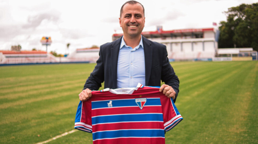 Bruno Costa, executivo de futebol do Fortaleza, no Centro de Excelência Alcides Santos