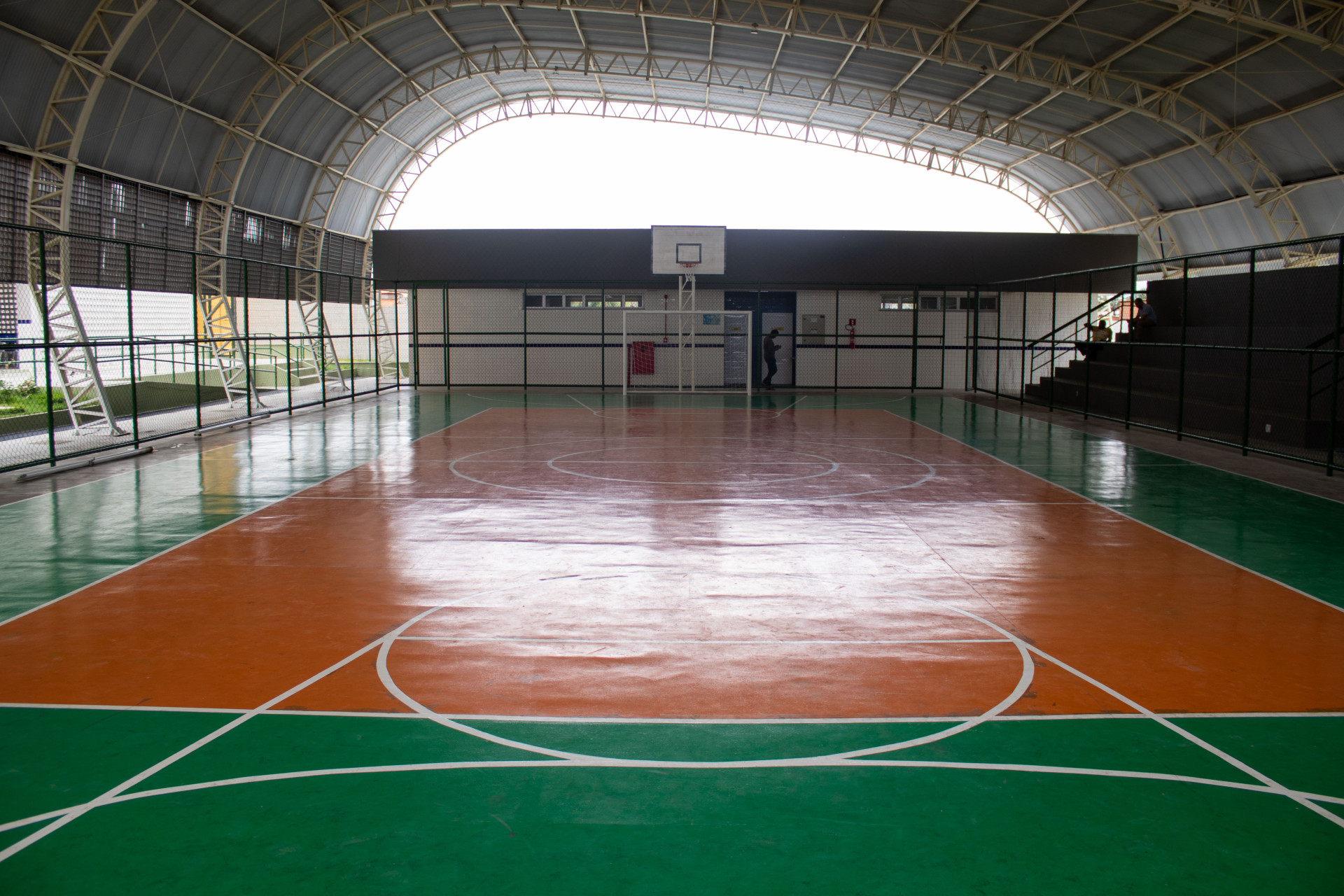 Obras de quadras e coberturas são as mais numerosas na lista do FNDE no Ceará (Foto: Samuel Setubal)