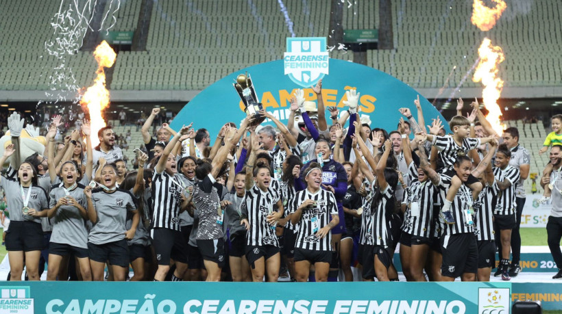 Ceará foi campeão dos Cearenses adulto e Sub-17 em 2023. 