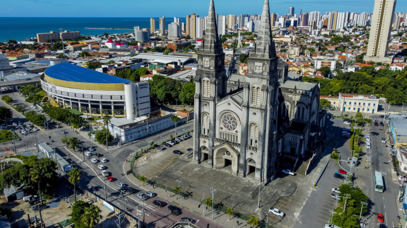 Catedral de Fortaleza, em foto premiada pelo CAU-CE