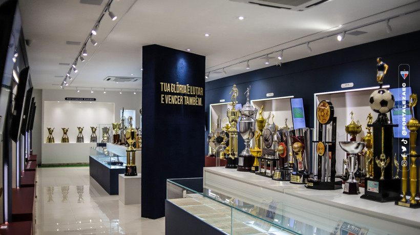 Nova sala de troféus do Fortaleza foi inaugurada em 2023