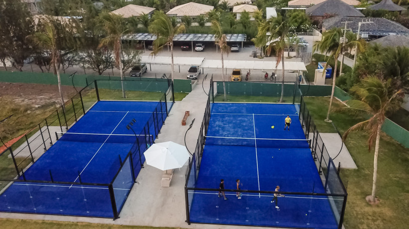 Duas quadras de paddle tennis foram inauguradas em Fortim