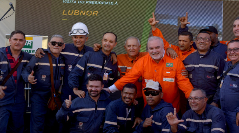 ￼O presidente da Petrobras, Jean Paul Prates visitou a Lubnor, em Fortaleza