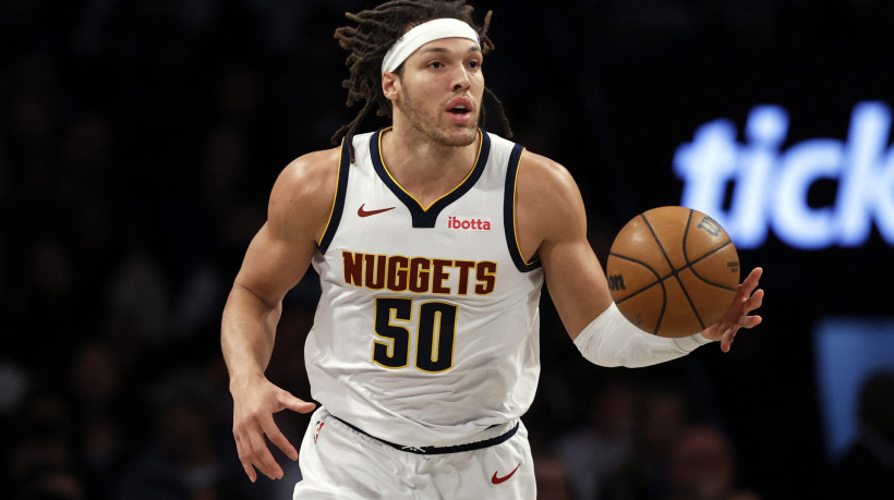 Aaron Gordon em ação pelo Denver Nuggets, na NBA