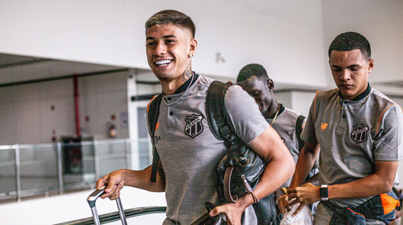 Ceará embarcou a caminho de São Paulo para a Copinha neste domingo, 31. 