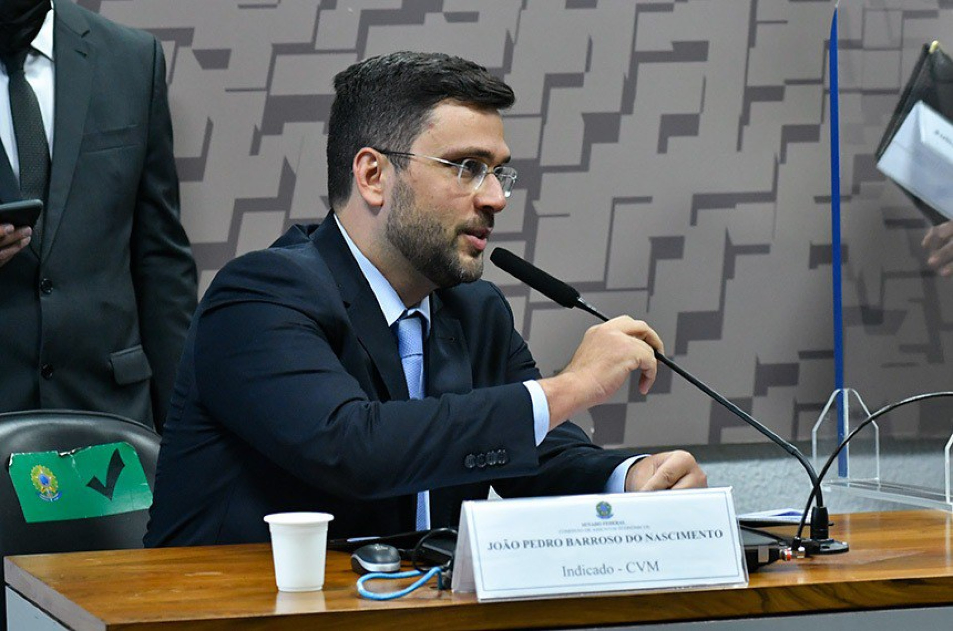 João Pedro Nascimento, presidente da CVM (Foto: Rodrigo Viana/Agência Senado)