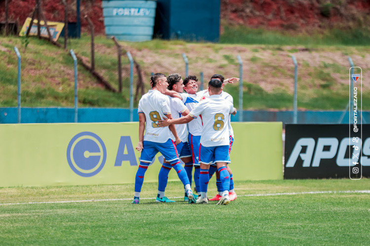 Jogadores do Fortaleza na copinha