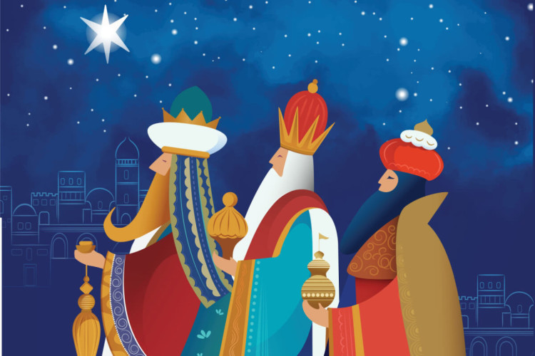Os três Reis Magos presentearam o menino Jesus com mirra, ouro e incenso  (Imagem: Designsoul | Shutterstock)