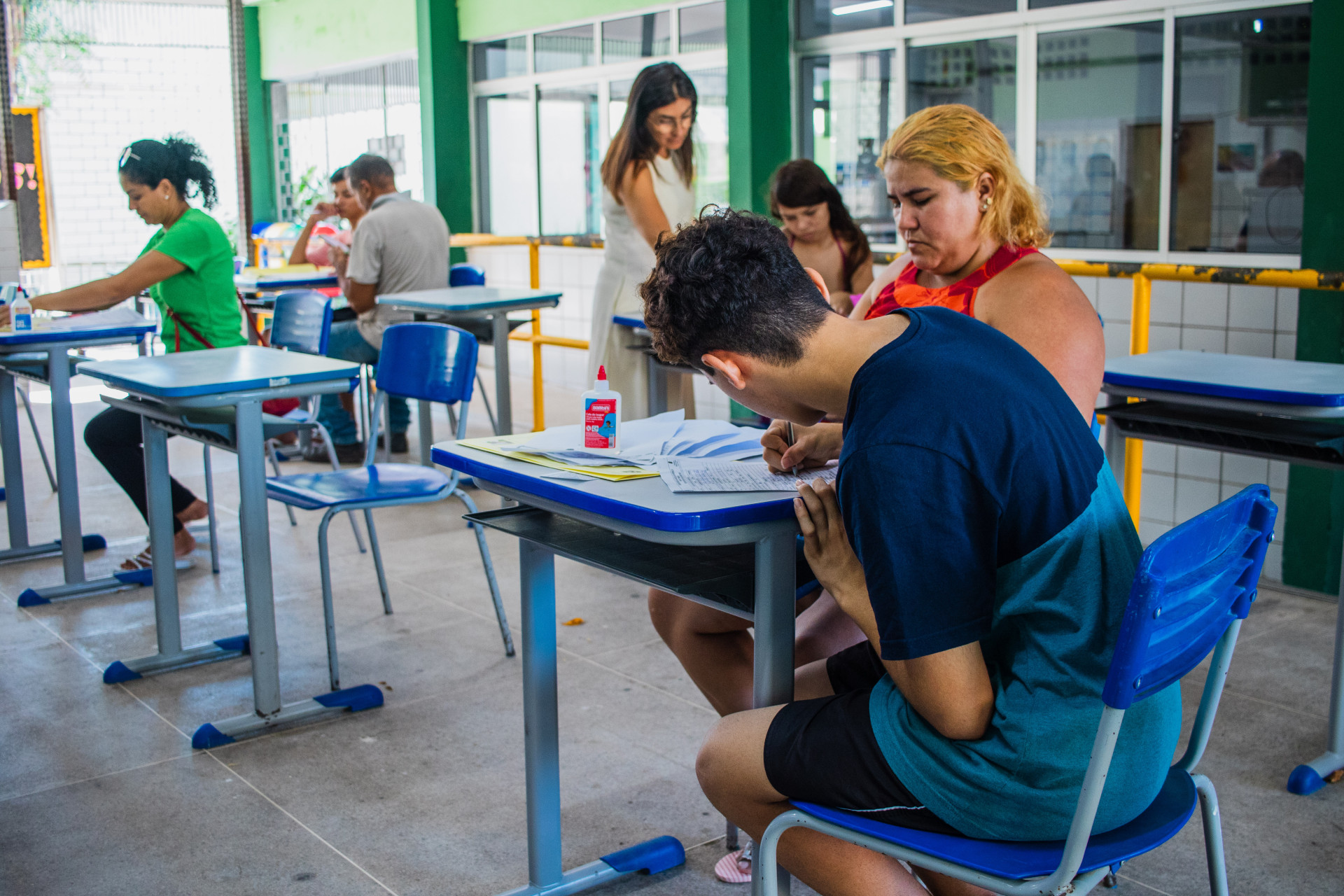 ￼ALUNOS oriundos da rede municipal podem realizar matrículas até dia 11 (Foto: FERNANDA BARROS)