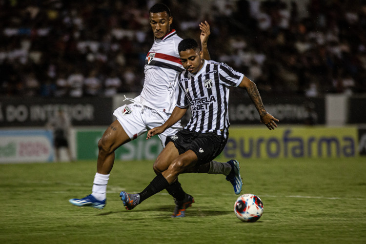 O Ceará foi eliminado nos pênaltis pelo São Paulo na Copinha