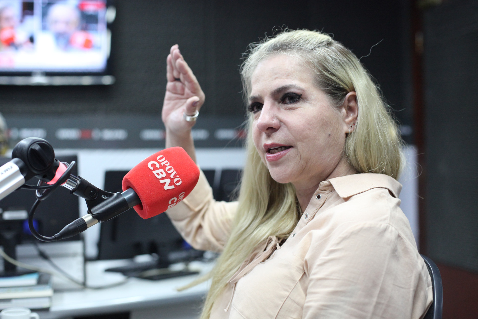 ￼LUIZIANNE é uma das pré-candidatas do PT em Fortaleza (Foto: FÁBIO LIMA)