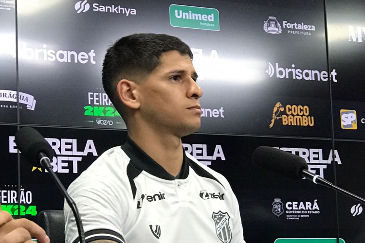 Facundo Barceló foi apresentado oficialmente no Ceará