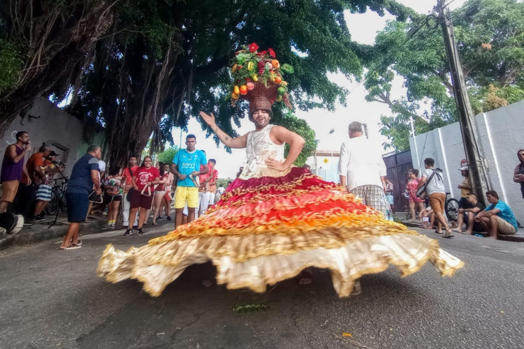 Ensaio do grupo Maracatu Vozes da África