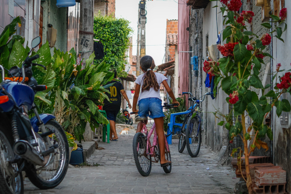 Bairro Barroso, em Fortaleza.(Foto: AURÉLIO ALVES)