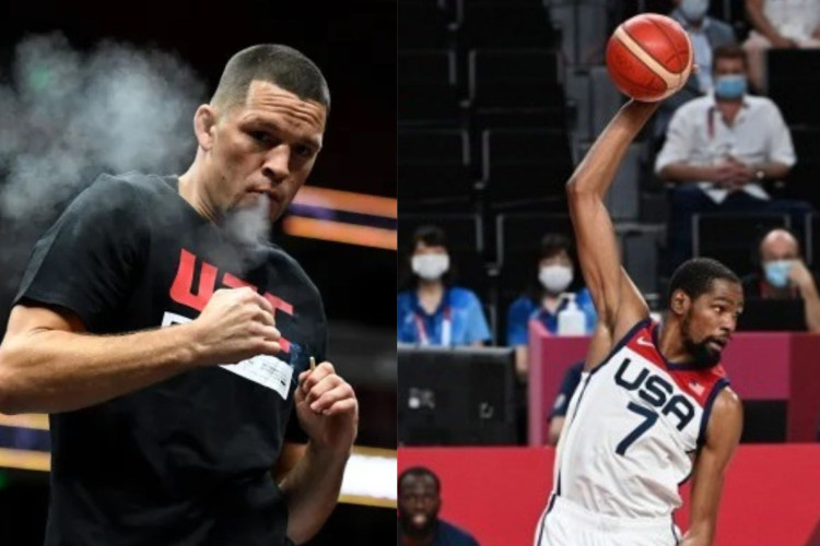 O ex-lutador do UFC Nate Diaz e o jogador da NBA Kevin Durant são grandes apoiadores do uso recreativo da maconha