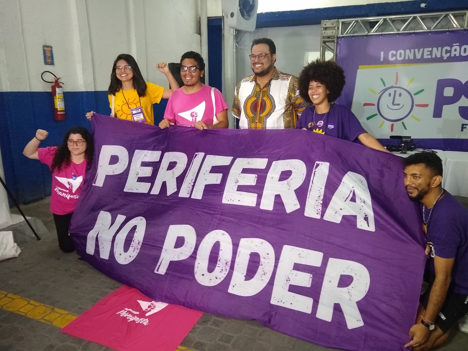 Técio é casado com a secretária da Juventude, Adelita Monteiro  (Foto: Ascom Psol Ceará)