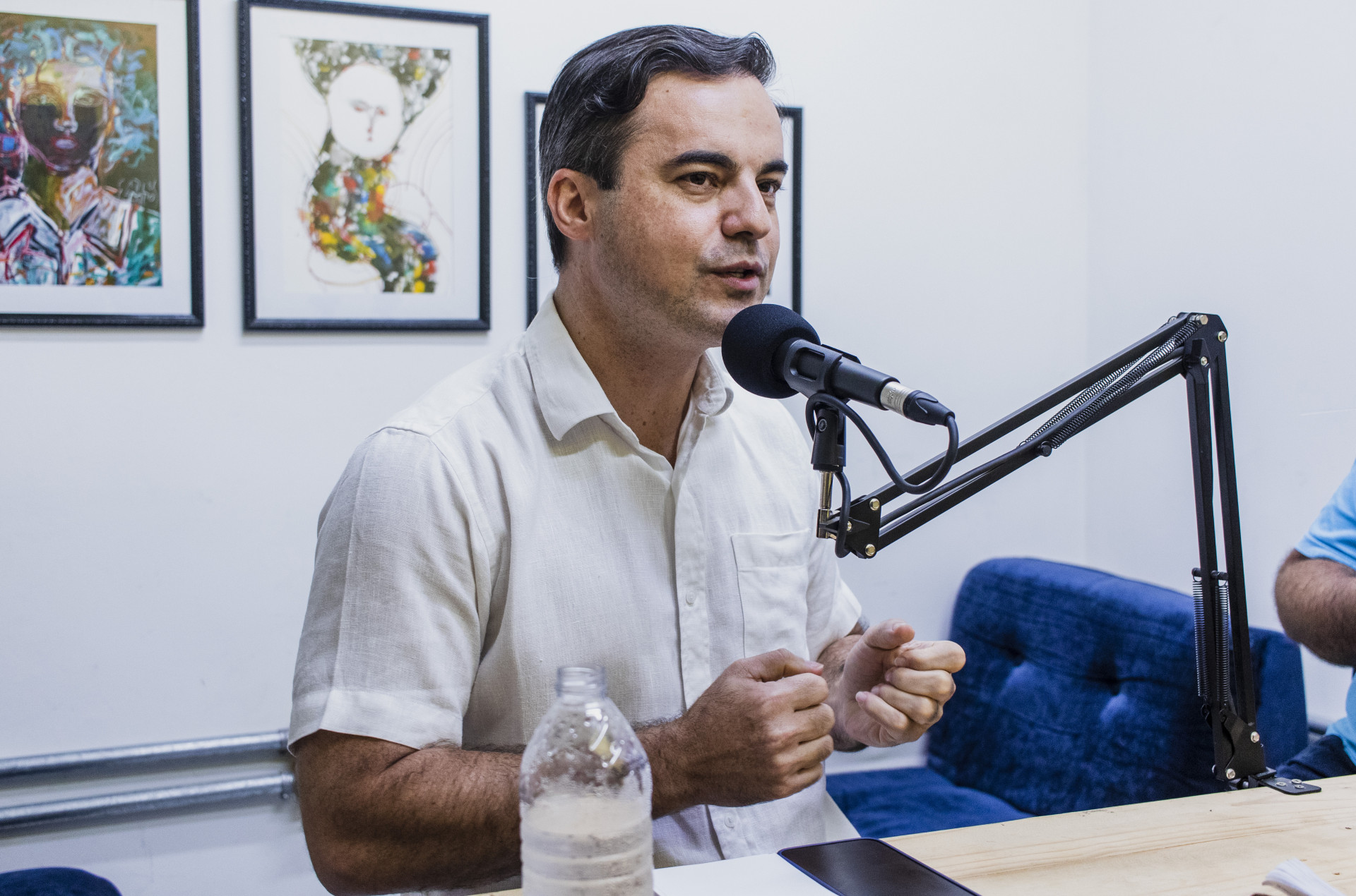 ￼CAPITÃO Wagner participou ontem do podcast Jogo Político (Foto: FERNANDA BARROS)