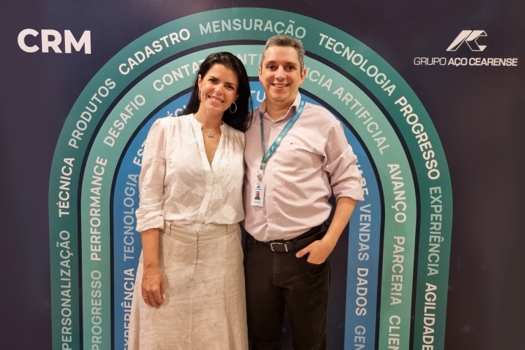 Aline Ferreira e Ricardo Dias da Aço Cearense