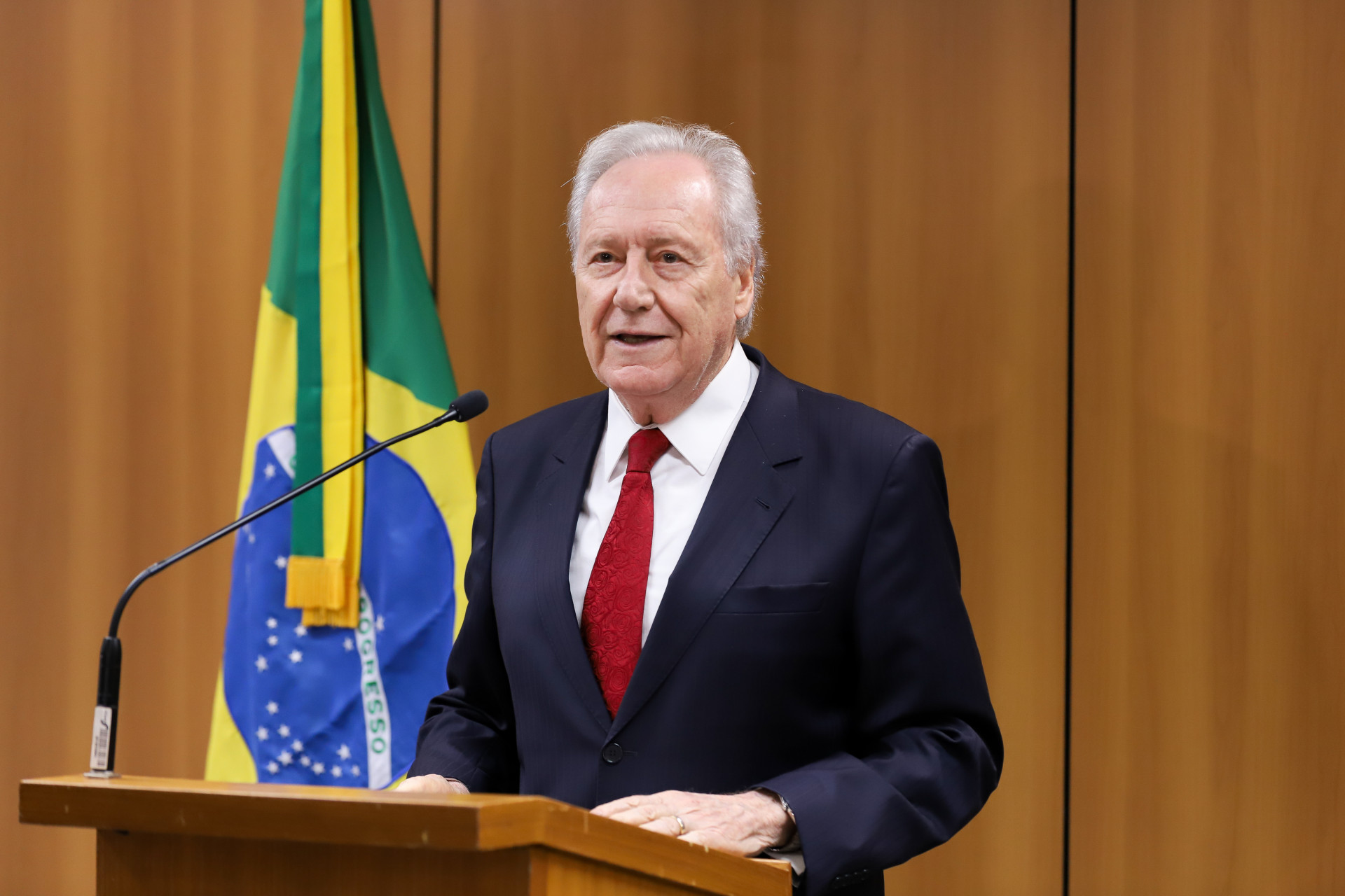 ￼MINISTRO Ricardo Lewandowski falou com a imprensa sobre a fuga em presídio de segurança máxima (Foto: Tom Costa / MJSP)