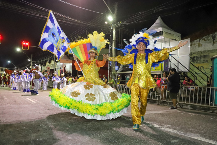 A escola Barão Folia foi a primeira a se apresentar no último dia de desfiles na av. Domingos Olímpio, seguida por Corte no Samba, Sambamor, Tradição da Bela Vista, Império Ideal, Imperadores da Parquelândia e Colibri