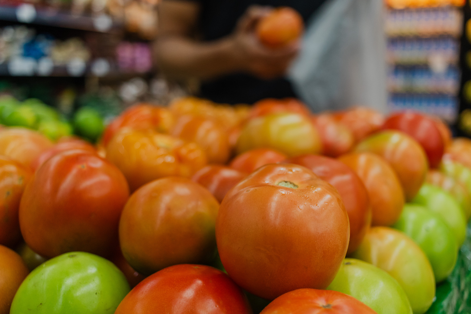 TOMATE puxa deflação da cesta básica de Fortaleza (Foto: FERNANDA BARROS)