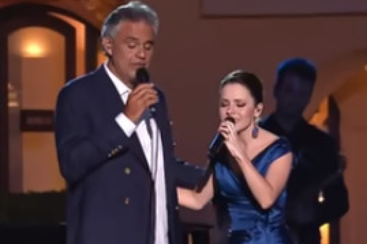 Andrea Bocelli e Sandy se reúnem pela terceira vez em 2024