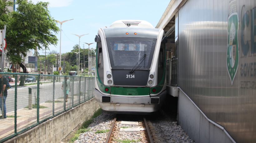 Transporte sobre trilhos terá mudanças no feriado da Proclamação da República em Fortaleza