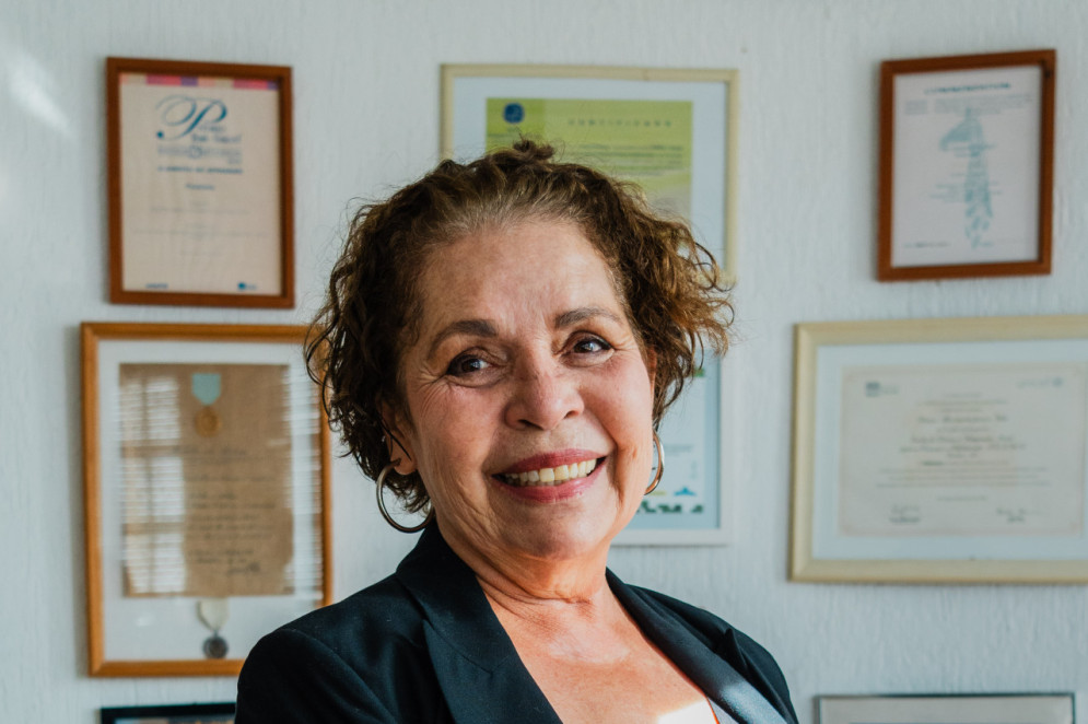 Dora Andrade: bailarina e coreógrafa, cearense está à frente do projeto da Escola Edisca, voltado para o ensino da dança na Capital (Foto: fotos FERNANDA BARROS)