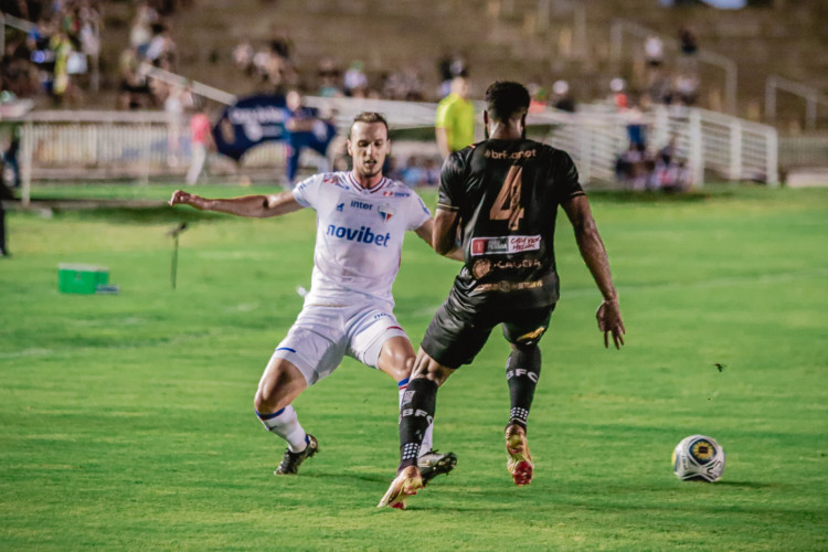 Pochettino, do Fortaleza, em partida contra o Botafogo-PB