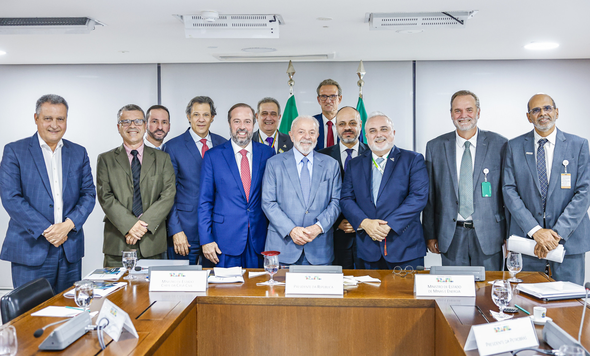 ￼Presidente da Petrobras, Jean Paul Prates, teve encontro com os ministros Fernando Haddad e Alexandre Silveira e com o presidente da República, Luiz Inácio Lula da Silva (Foto: Ricardo Stuckert/PR)