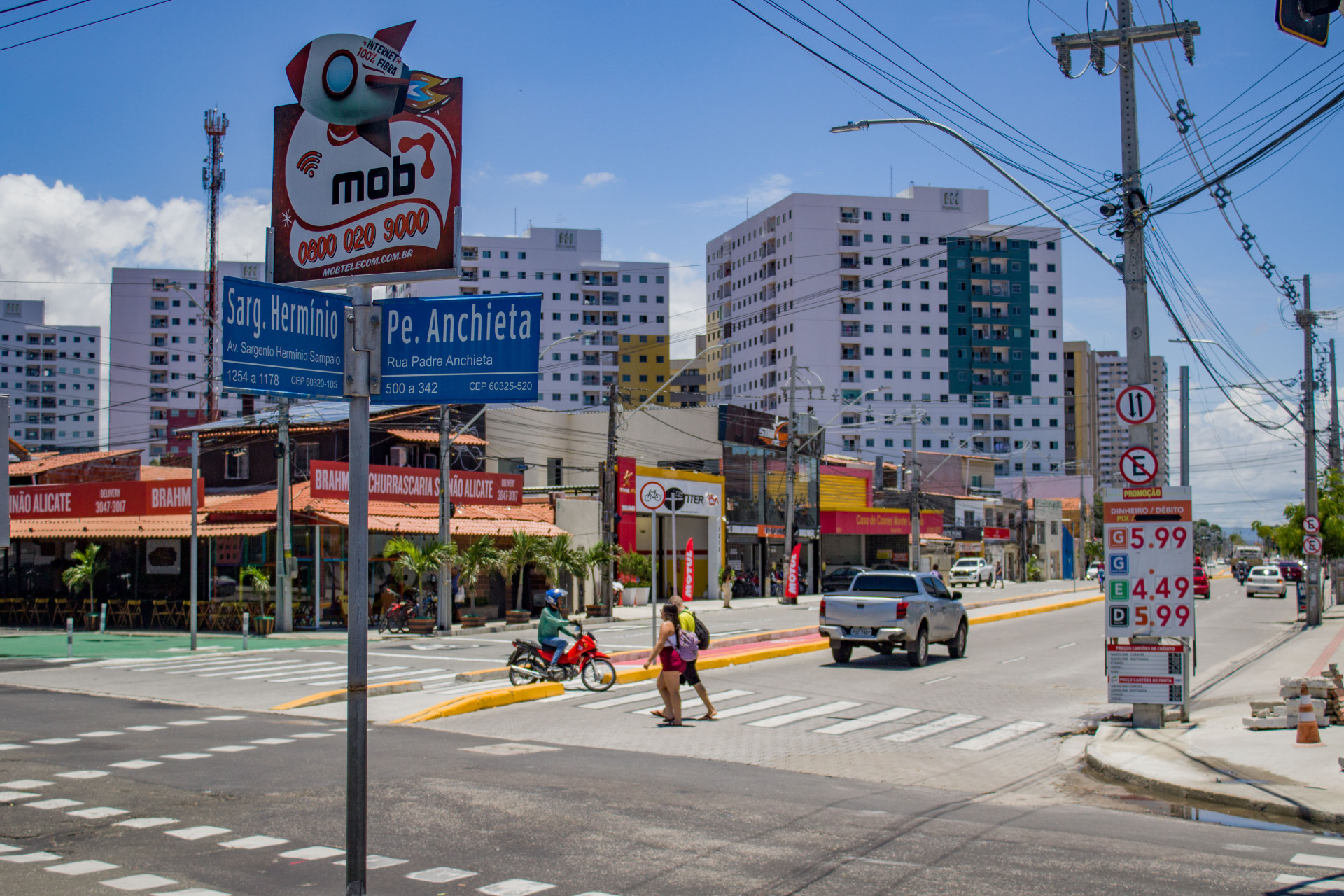 ￼AVENIDA Sargento Hermínio foi duplicada e requalificada  (Foto: Samuel Setubal)