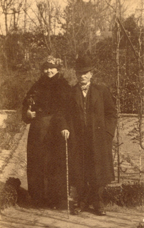Achille e Rosa Coblenz Boris, bisavós de Charles Boris(Foto: Arquivo pessoal da família Boris)