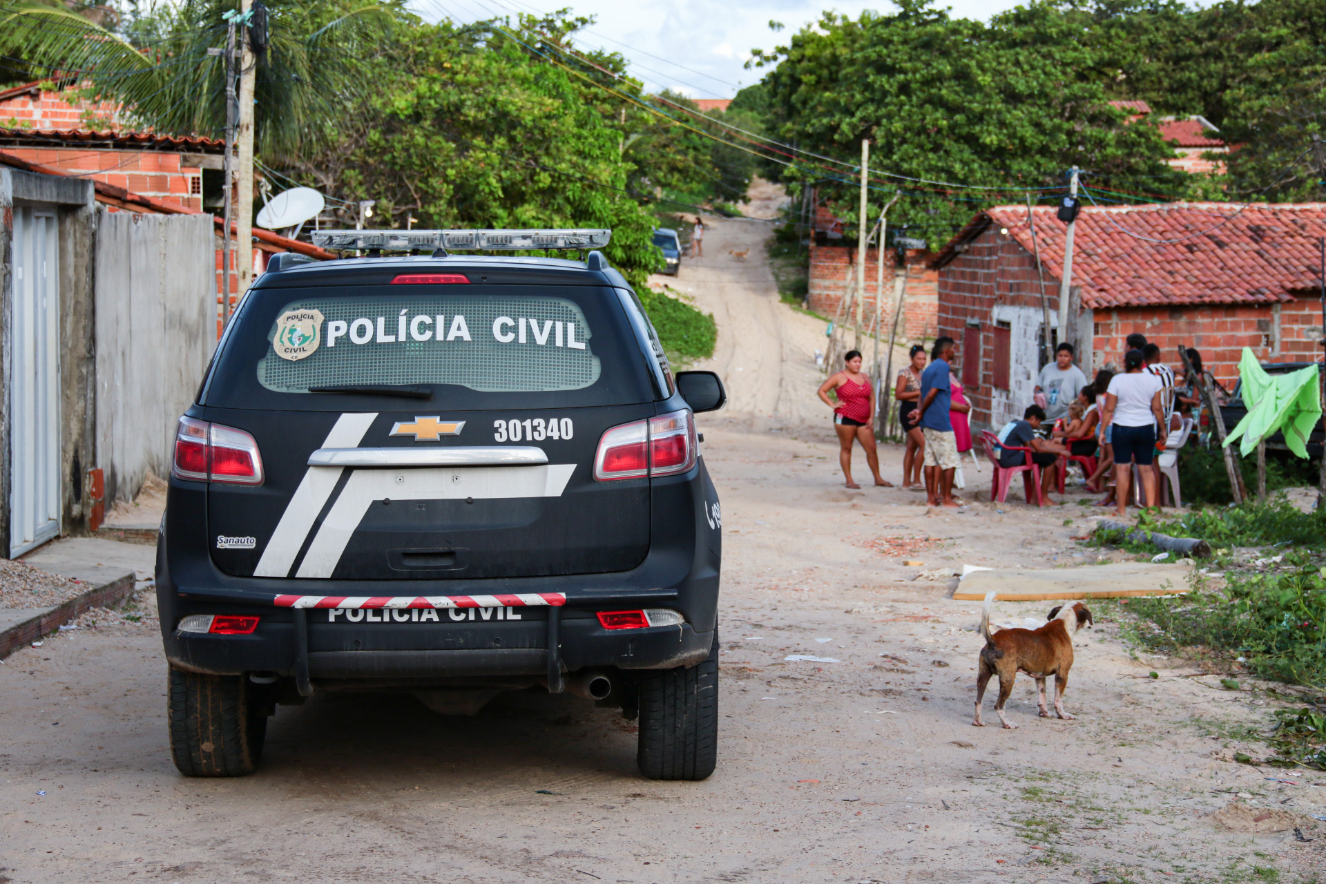 ￼POLÍCIA CIVIL investiga o caso da menina encontrada morte em Caucaia (Foto: Yuri Allen/Especial para O Povo)