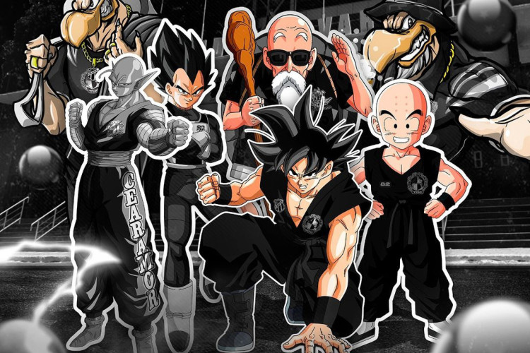 Torcida organizada do Ceará prepara mosaico em homenagem ao desenho Dragon Ball