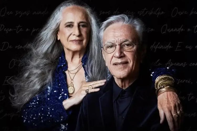 Caetano Veloso e Maria Bethânia gravam música em homenagem ao Rio Grande do Sul