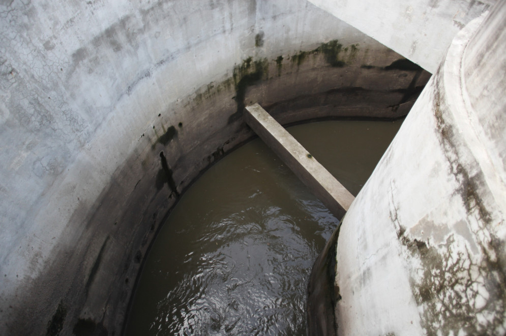 Estação de tratamento de esgoto da Ambiental Ceará.(Foto: FÁBIO LIMA)