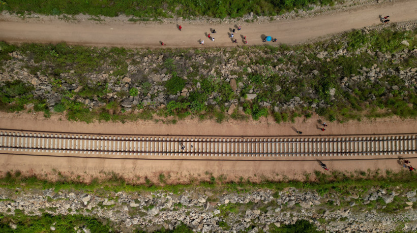 Obras da Transnordestina. (Foto: Aurélio Alves/O Povo)