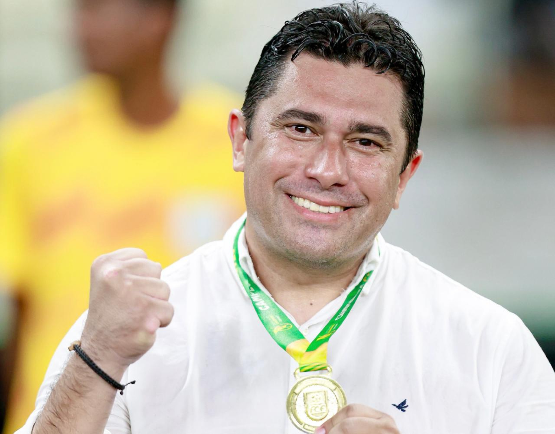 João Paulo Silva, presidente do Ceará, soma títulos do Campeonato Cearense e da Copa do Nordeste e um acesso para a Série A (Foto: Aurélio Alves/OPOVO)