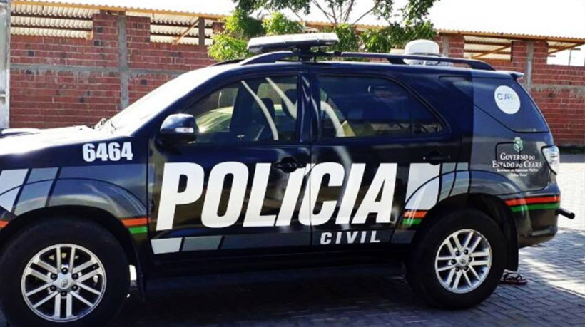 Foto de apoio ilustrativo: viatura da Polícia Civil do Ceará