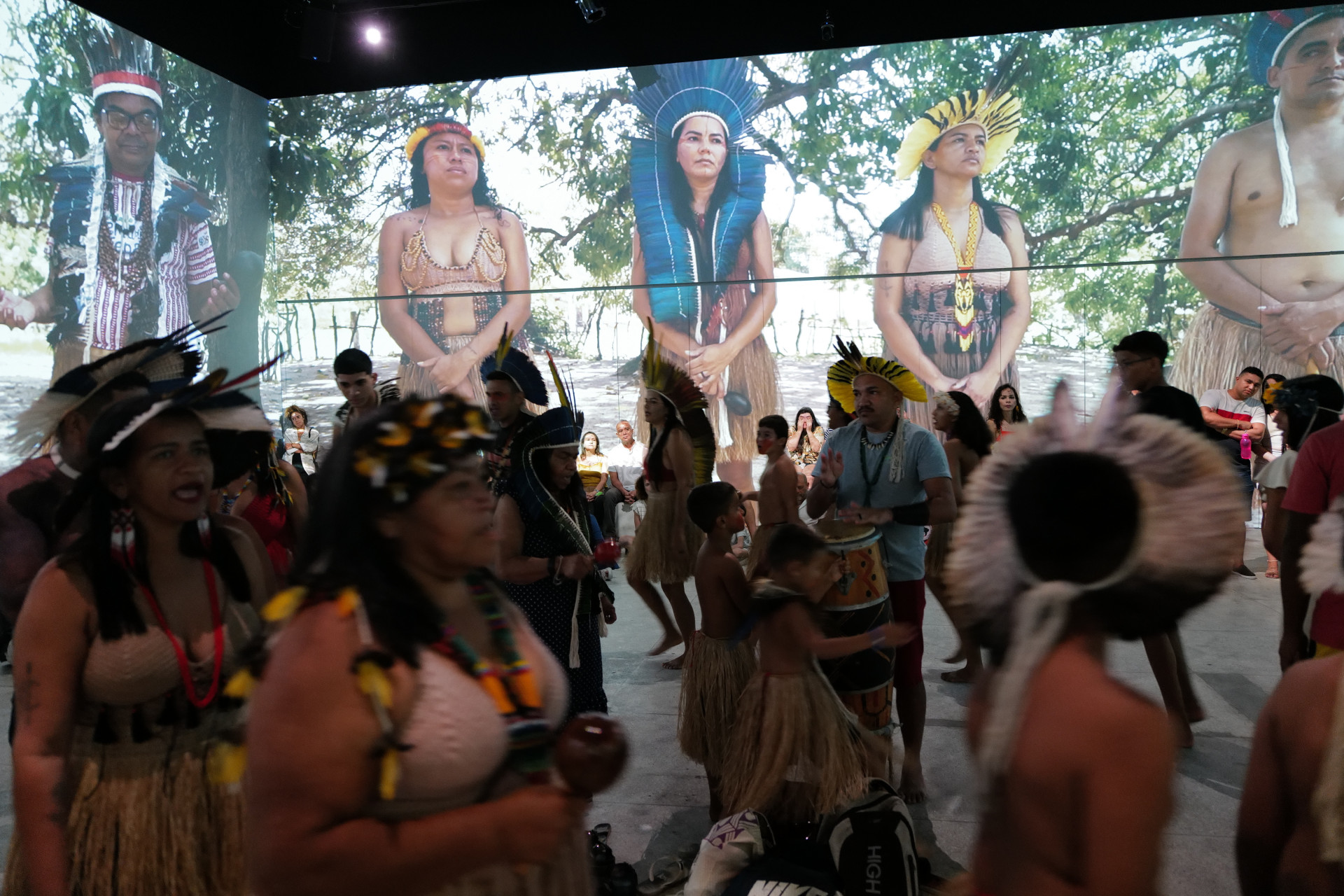 Imagem de apoio ilustrativo. Povo Jenipapo-Kanindé homenageado no Museu da Imagem e do Som (MIS) durante programação do Abril Indígena (Foto: Deivyson Teixeira/MIS/Divulgação)