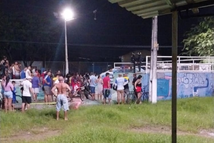 Duplo homicídio foi registrado em uma pista de skate localizada no bairro Timbó, em Maracanaú