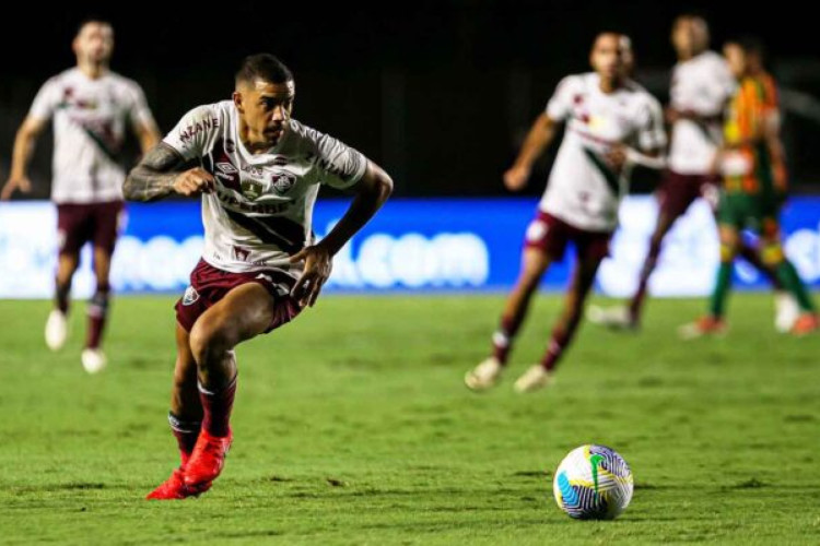 Cariacica, ES - Brasil - 01/05/2024 - Estádio Kleber Andrade - 
Copa do Brasil, terceira fase jogo 1. Fluminense x Sampaio Corrêa.
FOTO DE MARCELO GONCALVES/FLUMINENSE FC


IMPORTANTE: Imagem destinada a uso institucional e divulgação, seu uso comercial está vetado incondicionalmente por seu autor e o Fluminense Football Club.

IMPORTANT: Image intended for institutional use and distribution. Commercial use is prohibited unconditionally by its author and Fluminense Football Club.

IMPORTANTE: Imágen para uso solamente institucional y distribuición. El uso comercial es prohibido por su autor y por el Fluminense Football Club