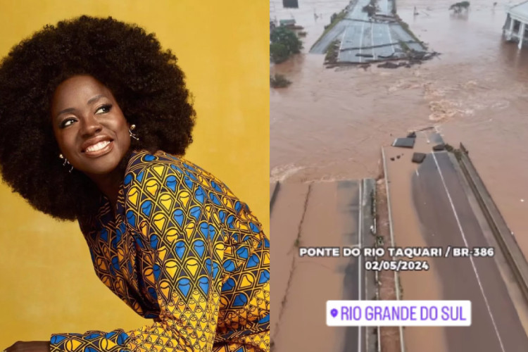 Atriz internacional Viola Davis utiliza suas redes sociais para alertar o mundo sobre os desastres no Rio Grande do Sul