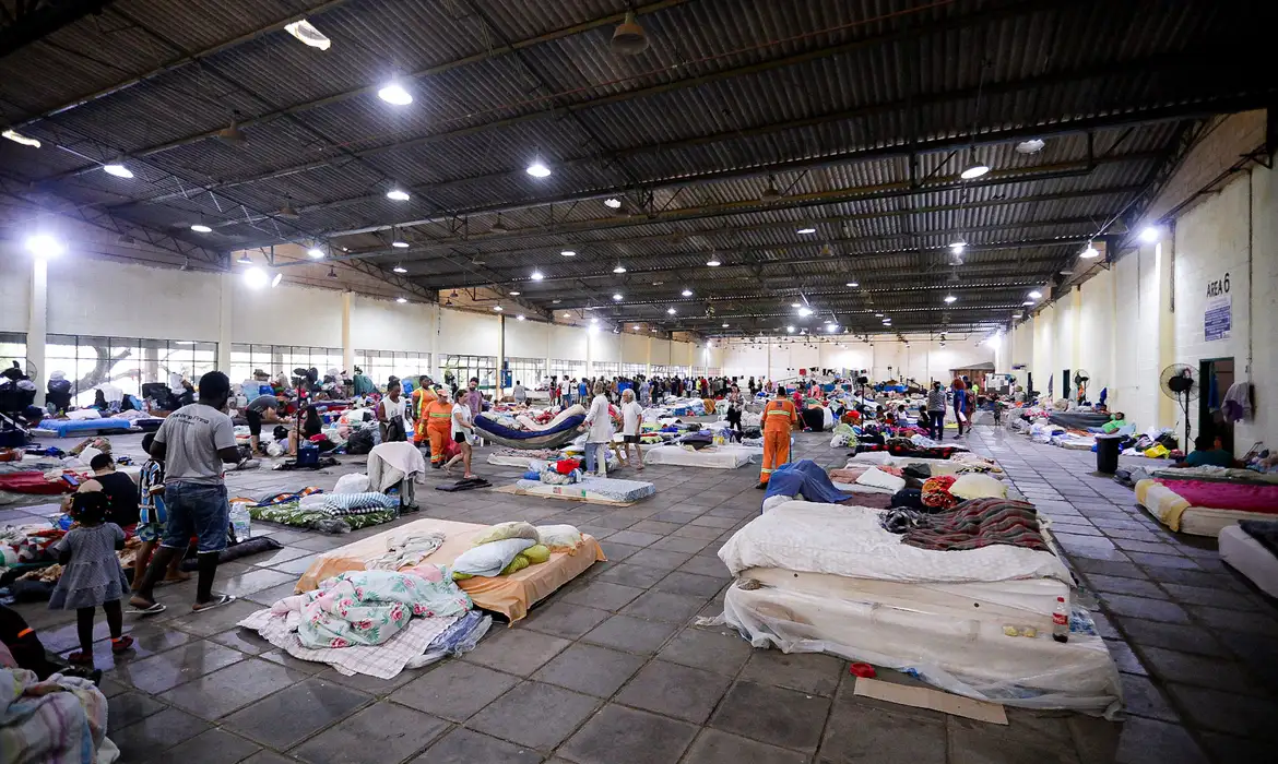 Abrigados no Rio Grande do Sul serão imunizados contra a gripe