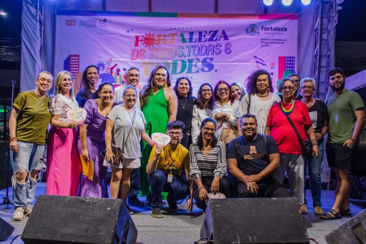 FORTALEZA, CEARÁ, 17-05-2024: Prefeitura lança a Patrulha da Diversidade, com viaturas especializadas para dar apoio ao grupo LGBT. (Foto: Fernanda Barros / O Povo)