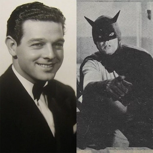 Robert Lowery: Assumiu o papel de Batman em outra série de 15 capítulos intitulada Batman and Robin, lançada em 1949. Ao contrário de Wilson, Lowery já era um ator experiente, com 36 anos.